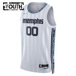 Maillot NBA Memphis Grizzlies Personnalisable Nike 2025-26 City Edition Gris Swingman - Enfant